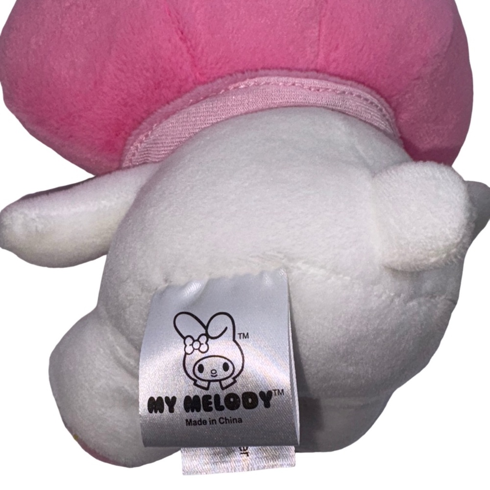 Sanrio My Melody Pink Bunny Plush Pastel Plaid Kawaii Stuffed Animal  - N - Picture 6 of 6